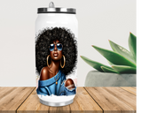 Afro Diva - Blue 17oz Insulated Can