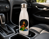 Curls and Culture Black Woman Personalised Bottle