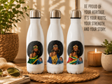 Curls and Culture Black Woman Personalised Bottle