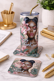 Simply Blessed Black Woman 20oz Tumbler l