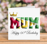 Guyana Flag Birthday Card