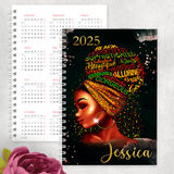 Black Phenomenal Woman A5 2025 Diary