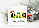 Personalised Jamaican Christmas Card