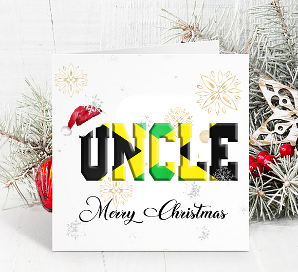 Personalised Jamaican Christmas Card