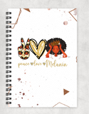 Peace Love Melanin Pencil Case