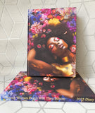 A5 2025 Hardcover Diary - Strong Woman Bloom