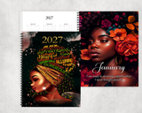 Black Phenomenal Woman A5 2027 Diary