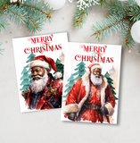 Black Santa Card Pack