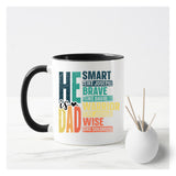 Personalised Dad Man of God Mug