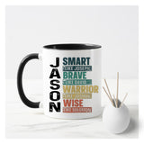 Personalised Dad Man of God Mug