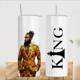 Black Suited African Man Tumbler