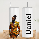 Black Suited African Man Tumbler