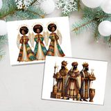 Black Angels & Wise Men Christmas Card Pack