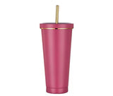 Afro Woman Gold Rim Tumbler