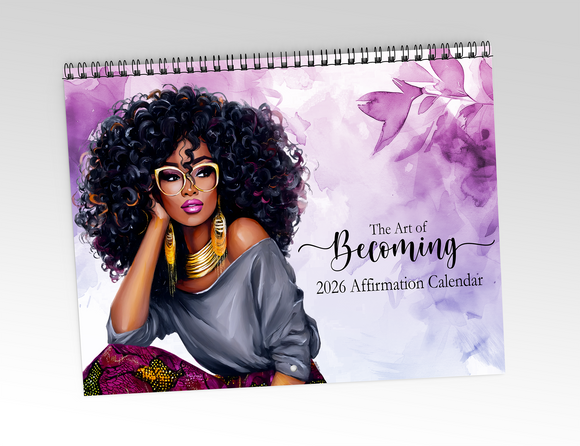 2026 Affirmation Calendar - The Art Of Becoming