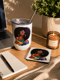 Curls And Culture Woman 12oz Tumbler