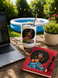 Curls And Culture Woman 12oz Tumbler