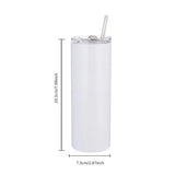 Personalised Butterfly 20oz Skinny Tumbler