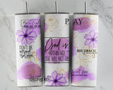 God Is Within Her Bible Verse 20oz Skinny Tumbler
