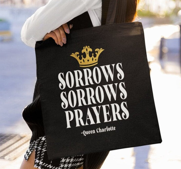 Sorrows Prayers Bridgerton Tote Bag