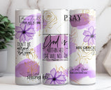 God Is Within Her Bible Verse 20oz Skinny Tumbler