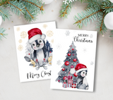 Cute Penguin Christmas Card Pack