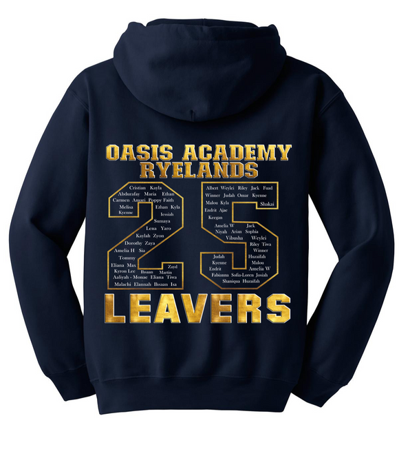 Oasis Academy Ryelands Leavers Hoodie