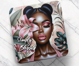 Black Woman Afiirmation Coaster - Simply Blessed