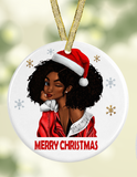 Afro Woman Christmas Decoration