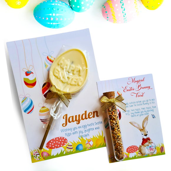 Easter Chocolate Card & Magic Bunny Food
