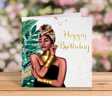 Black Empress Greeting Card