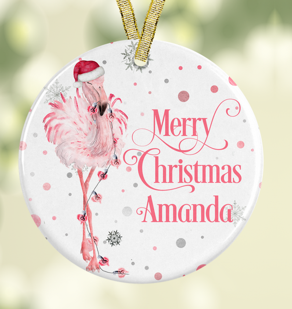 Flamingo Christmas Decoration