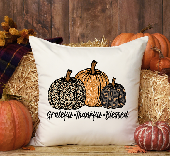 Greatful Pumpkin Cushion
