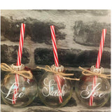 Personalised Drinking Baubles