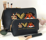 Peace Love Melanin Leather Style Accessory Bag