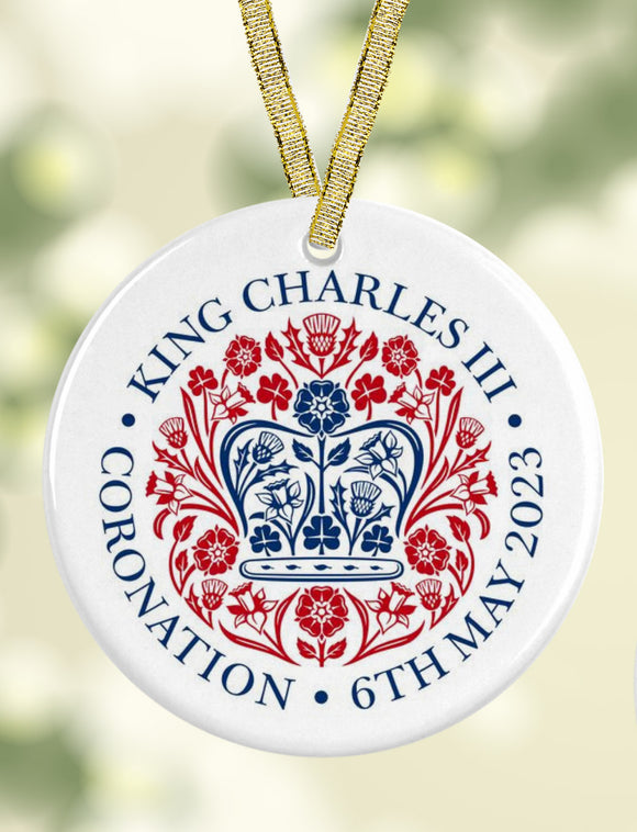 King Charles III Coronation Hanging Decoration