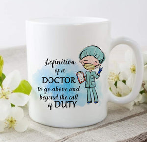 Definition: To Go Beyond The Call Of Duty Mug