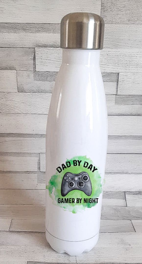 Gamer By Night  Xbox Bottle Flask