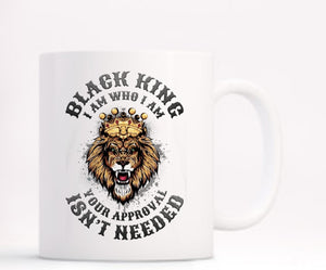 Lion Black King Mug