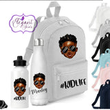 Black Boy P.E Bag And Water Bottle Set
