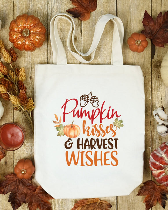 Pumpkin Kisses Tote Bag
