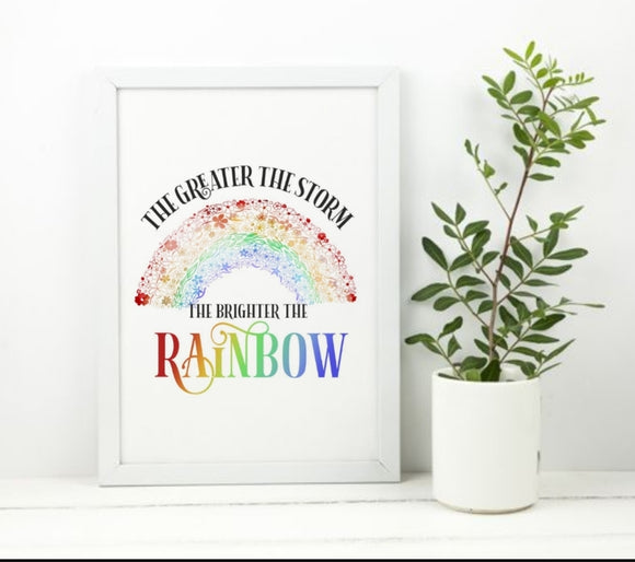 Rainbows Print