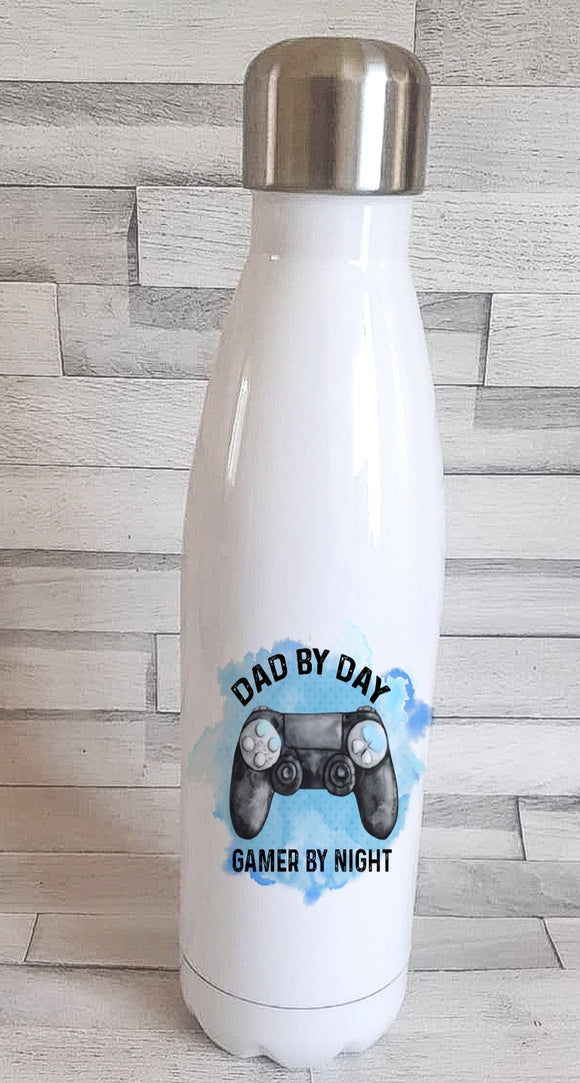 Gamer By Night  PlayStation Bottle Flask
