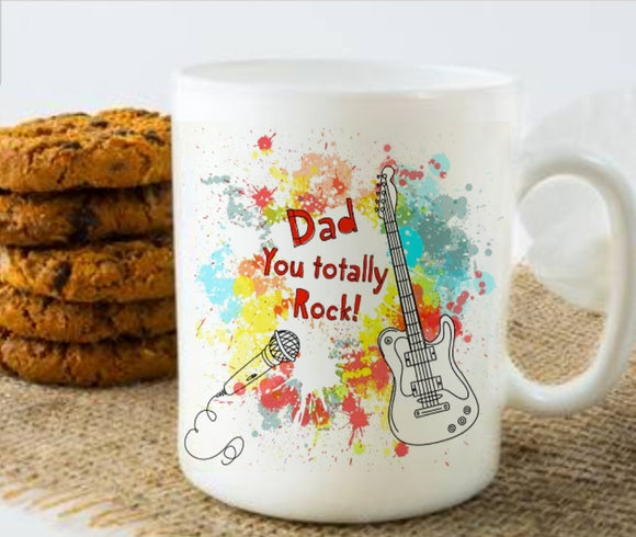 Dad You Rock Mug