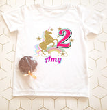 Children's Unicorn Birthday T-Shirt
