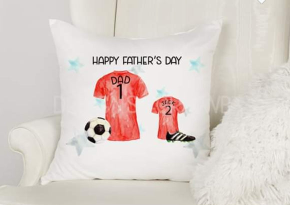 Family Football Shirt Cushion