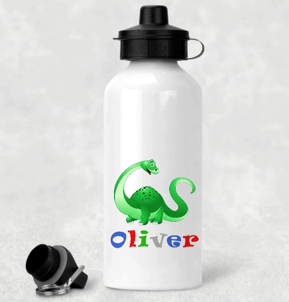 Personalised Dinosaur Aluminium Water Bottle