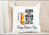 Grandpa Beer Cushion