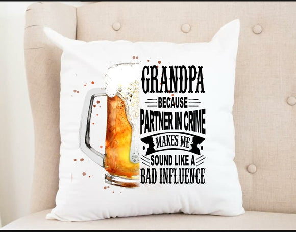 Grandpa Beer Cushion