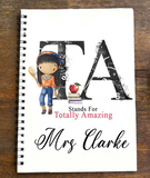 Teaching Assistant  Notebook